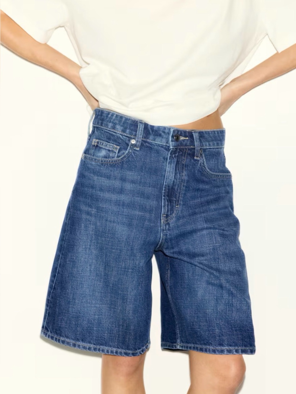 H&M Denim Bermuda Shorts